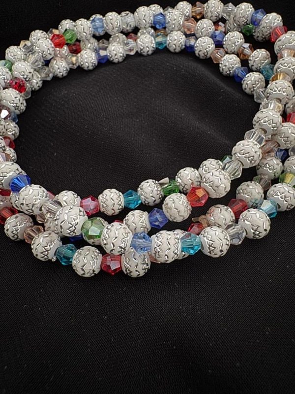 Stylish Ball Waist or Neck Beads (Multi Colour & Silver) £9.99 plus p&p