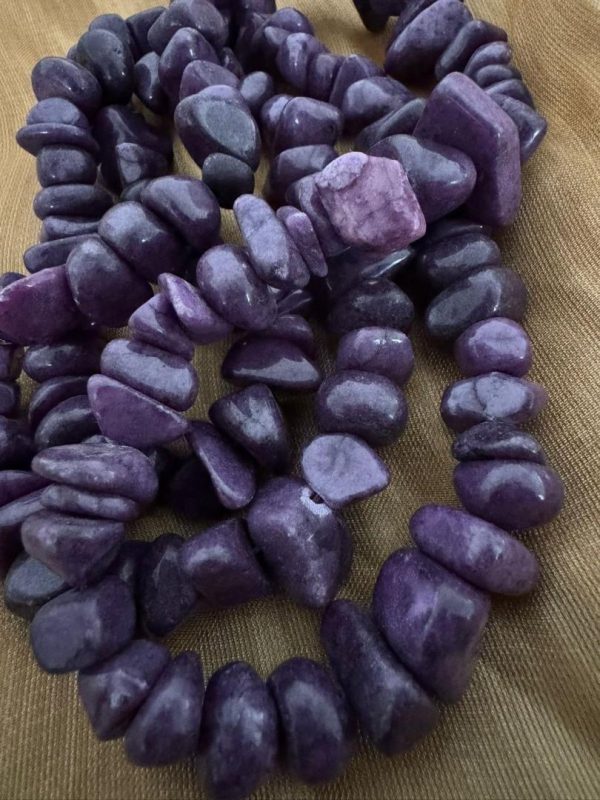 Purple or Coral Neck beads £6.99 each plus p&p