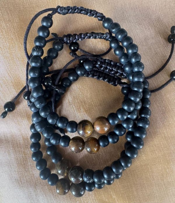 Unisex tiger eyes bracelet beads £7.99 a pair plus p&p