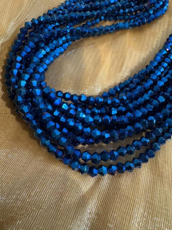 Navy Blue Waist & Neck Beads £7.99 plus p&p
